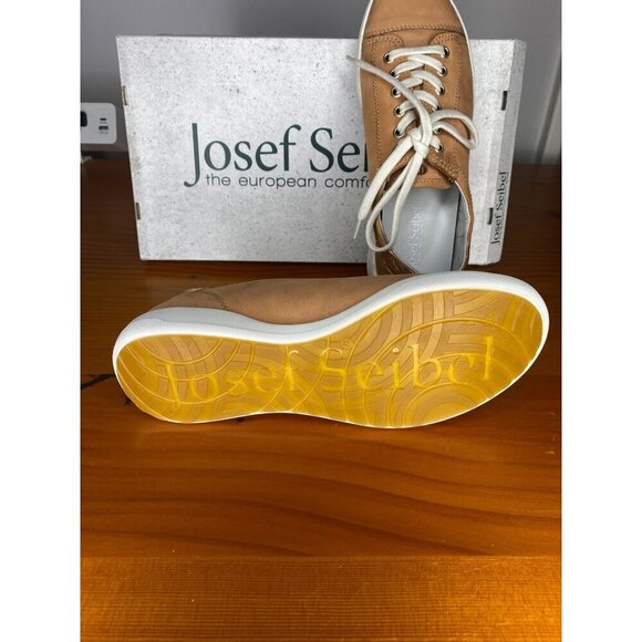 Josef Seibel Womens Leather Low Profile Comfort Sneakers Sina 11 Size 6 EU 37 - Picture 9 of 10